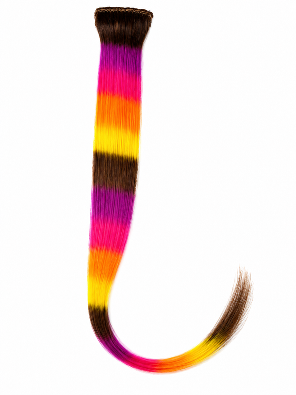 Mèche clipsable — Rayures SUNSET